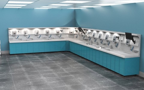 三強醫(yī)療用貼心的設計為客戶規(guī)劃多種方式的內鏡清洗工作站搭配方案